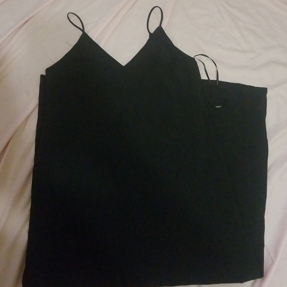 black maxi dress